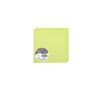 Paquet de 25 cartes pliées Pollen 135x135mm 210g/m² - Vert bourgeon