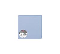 Paquet de 25 cartes pliées Pollen 160x160mm 210g/m2 - Bleu lavande