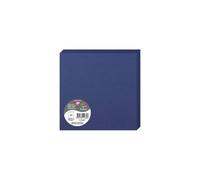 Paquet de 25 cartes pliées Pollen 160x160mm 210g/m2 - Bleu nuit