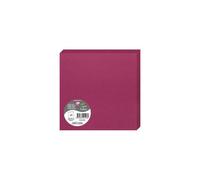 Paquet de 25 cartes pliées Pollen 160x160mm 210g/m2 - Framboise