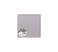 Paquet de 25 cartes pliées Pollen 160x160mm 210g/m2 - Gris koala