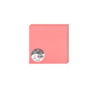 Paquet de 25 cartes pliées Pollen 160x160mm 210g/m2 - litchi