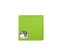 Paquet de 25 cartes pliées Pollen 160x160mm 210g/m2 - Vert menthe