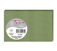 Paquet de 25 cartes simples de correspondance Pollen by Clairefontaine 82 x 128 mm Vert sauge Vert sauge