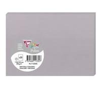 Paquet de 25 cartes simples Pollen by Clairefontaine 110 x 155 mm Gris Gris G