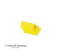 Paquet de 25 marque-places Pollen 85x80mm 210g/m² - Soleil