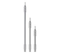 Paquet de 3 rallonges d ' arbre flexibles à tige hexagonale magnétique de 1/4 ", accessoires pour outils électriques, porte-forets de 15/20 / 30 cm, porte-embout flexible