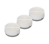 Paquet de 3 recharges de tampon filtrant pour humidificateur compatibles avec la configuration AirMini, cartouches de remplacement rondes pour un stockage de rechange compact et une utilisation de