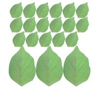 Paquet De 30 Bloc-notes Adhésifs de Feuille, Papier Vert, 9,5x6,2x1,5cm | Feuillets Repositionnables sans Résidu, Texture Réaliste, Bords Arrondis, pour Manuels Scolaires et Classe