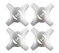 Paquet De 4 Lames De Rechange Métalliques À 4 Dents for Pièce De Rechange De Débroussailleuse