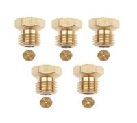 Paquet de 5 Gicleur gaz Butane Universels, injecteur gaz butane Gicleur Bouteille Kit de Conversion, GALET DECO - GRANULE - SABLE D