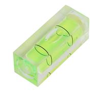 Paquet de 5 mini niveau à bulle petit niveau 15x15x40mm niveau à bulle de précision carré pour le nivellement de la caméra acrylique ABS niveau à bulle transparent