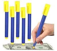 Paquet De 5 Stylo Pour Verifier Billet Banque Faux-Stylo Detecteur Faux Billets Euros-Adapté Aux Magasins,Pour Vérifier L'authenticité De Divers Billets De Banque