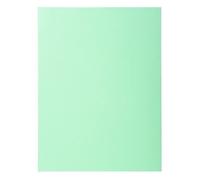 Exacompta – Chemises SUPER 210 – 2 rabats 24x32 cm – Paquet de 50 – Vert clair