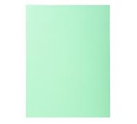 Paquet De 50 Chemises 2 Rabats Super 250 24x32cm Vert Clair