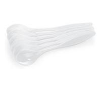Paquet de 6 Cuillères a Œufs en Polystyrène Blanc L 140 mm H 3 mm Was Germany Blanc G