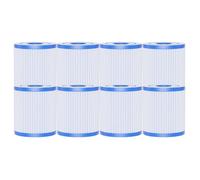 Paquet de 8 Filtres de Piscine H pour Cartouche de Filtre de Piscine Intex 29007E Type H, Pompe de Filtration 330 GPH, Filtres de