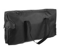 Paquet de Rangement Pliable pour Barbecue, Grand Format en Polyester Noir | Poignée Double, Coutures Renforcées, Ouverture Pratique, Transport Léger pour Bois et Organisation du Coffre