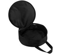 Paquet de Rangement Portable pour Câbles et Outils, Rond Noir | Oxford Cloth Protecteur, Grosse Capacité, Poignée Pratique, Style Minimaliste, pour Occasions Variées et Transport