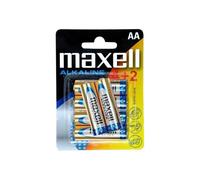 Paquet x4 + 2 piles AA LR6 alkaline Maxell