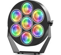 Par Light, contrôle DMX, éclairage RGB et COB, 1pc, prise EU
