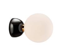 Parachilna Aballs Lampe Murale et Plafonnier Noir Moyen