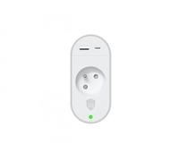 Bigben Connected Parafoudre Force Power Lite 1 prise E 540J 2x USB-C PD Gris/Blanc Garantie à vie