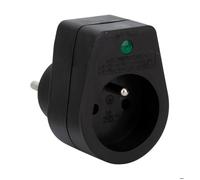 Parafoudre 1 prise simple - noir - Zenitech