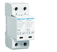 Parafoudre 2P T2 TNS/TT Uc 320V In 20kA Imax 65kA telesignalisation - HAGER SPB265R