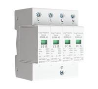 Parafoudre 4P 40kA, Protection Contre la Foudre et surtensions, Assemblage Amovible,Accessoires en cuivre,Coque Ignifuge,Protège systèmes électriques,UC:~385V