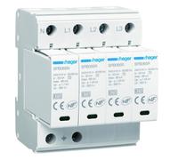 Parafoudre 4P T2 TNS/TT Uc 320V In 20kA Imax 65kA telesignalisation - HAGER SPB465R