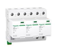 Parafoudre combiné Schneider Electric, Acti9 iPRD1 25r, type 1+2, modules de protection enfichables, 3 pôles, Iimp 25 kA, contact FM A9L1H325