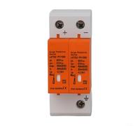 Parafoudre DC 500 V 2P 40 kA solaire PV protecteur pour systèmes photovoltaïques, montage sur rail DIN, déflecteur basse tension avec coque ignifuge