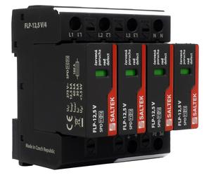 Parafoudre de type 1, 12,5 kA, FLP-12,5 V/4 à 350 V DC, protection contre les surtensions pour courant continu basse tension, montage sur rail DIN