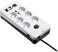 Eaton Multiprise Protection Box PB6UF – 6 prises + 2 ports USB – Blanc