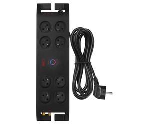 Parafoudre EMOS 1800J - 8 prises, 3m, noir, P54052