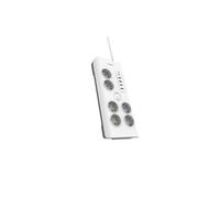 Parafoudre parasurtenseur 6 prises avec 4 USB Type-A + 1 USB Type C 2 m Blanc