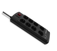 Monster Parafoudre Parasurtenseur Power 8 AC + 2 USB-A, MOV Fireproof, 1,80 m
