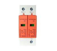 Parafoudre Solaire AC DC 2/3/4P 20KA 40KA 275V 385V 500V 600V | Parafoudres Basse Tension,Protecteur Foudre Ménage(3P 500VDC,40KA)