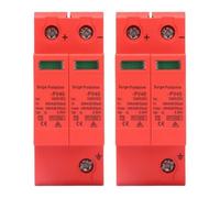 Parafoudre Type T2 Dispositif 2Pcs 2P 500V 20-40KA DIN Rail | Parafoudres Basse Tension,pour Tableau Électrique Domestique(2P 750V)