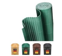 paramondo Canisse en PVC, Brise Vue en PVC pour Jardin, Balcon, Terrasse et Piscine, Pare-Vue Revêtement de Balcon Clôture Renforcées Triple, Résistantes aux UV et aux Intempéries, 180 x 300 cm, Vert