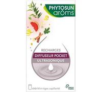 Parapharmacie en ligne > Bio & médecine naturelle > Produits de médecines naturelles > Huiles essentielles Phytosun Arôms Recharges Diffuseur Pocket Ultrasonique x 10