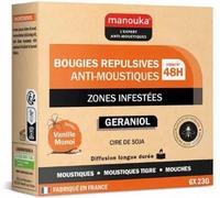 Parapharmacie en ligne > Hygiène & Premiers soins > Produits anti-insectes Manouka Bougie Anti-moustiques Monoï x 6