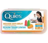 QUIES Mousse confort bruits forts fluo boîte de 3 paires