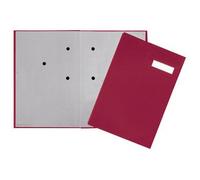 Parapheur, A4, 20 compartiments, rouge
