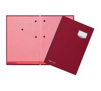 Parapheur 'DE LUXE', A4, 20 compartiments, rouge