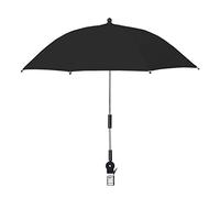 Parapluie de Chaise avec Pince, Parapluie de Poussette, Parasol Réglable avec Pince Universelle, Parapluie de Chaise de Plage, Parapluie de Fauteuil Roulant pour Chaises de (Noir)