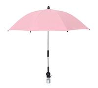 Parapluie de Chaise avec Pince, Parasol Réglable pour Chaise de Plage, Parasol Universel pour Chaise de Terrasse, Chaise de Plage, Poussette, Chaise de Sport, Fauteuil Roulant et Chariot(Rose)