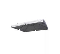 Parapluie de rechange pour parasol double Parasol de jardin 3x3 bras double Oslo avec volant