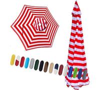Parapluie de remplacement pour pare-soleil - Protection pour mobilier de jardin - Bâche de jardin - Ouverture d'aération - 30 mètres - Blanc feu